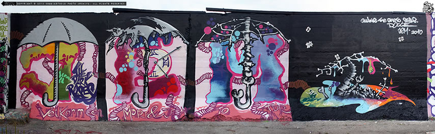 JEM and MORE under the Umbrella... by DoggieDoe, Dwane and Jem - The Dark Roses - Sydhavn, Copenhagen, Denmark 19. July 2010